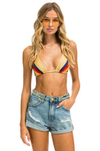 Load image into Gallery viewer, MID RISE STUDDED ROCKER BOLT WOMENS JEAN SHORT - VINTAGE Denim Shorts Aviator Nation
