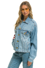 Cargar imagen en el visor de la galería, OVERSIZED CROPPED DENIM JACKET - SUPER LIGHT Denim Jacket Aviator Nation