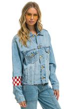Cargar imagen en el visor de la galería, OVERSIZED CROPPED DENIM JACKET - SUPER LIGHT Denim Jacket Aviator Nation