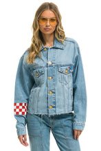 Cargar imagen en el visor de la galería, OVERSIZED CROPPED DENIM JACKET - SUPER LIGHT Denim Jacket Aviator Nation