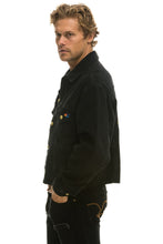 Load image into Gallery viewer, OVERSIZED CROPPED DENIM JACKET - VINTAGE BLACK Denim Jacket Aviator Nation
