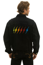 Load image into Gallery viewer, OVERSIZED CROPPED DENIM JACKET - VINTAGE BLACK Denim Jacket Aviator Nation