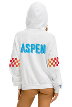 Cargar imagen en el visor de la galería, PALM TREE FESTIVAL ASPEN 2023 PULLOVER HOODIE RELAXED - WHITE Aviator Nation