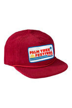 Cargar imagen en el visor de la galería, PALM TREE FESTIVAL ASPEN 2023 TRUCKER HAT Aviator Nation RED