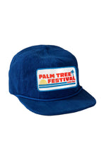 Cargar imagen en el visor de la galería, PALM TREE FESTIVAL ASPEN 2023 TRUCKER HAT Aviator Nation ROYAL