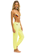 Cargar imagen en el visor de la galería, PALM TREE FESTIVAL ASPEN 2023 UNISEX SWEATPANT - NEON YELLOW Aviator Nation