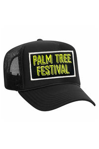 PALM TREE FESTIVAL ASPEN 2023 VINTAGE LOW RISE TRUCKER - BLACK Aviator Nation