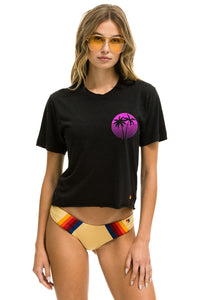 PALM TREE HAMPTONS 2023 BOYFRIEND TEE - BLACK Aviator Nation
