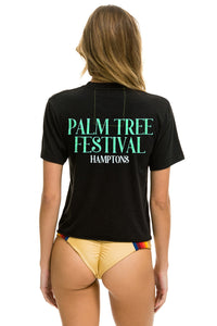 PALM TREE HAMPTONS 2023 BOYFRIEND TEE - BLACK Aviator Nation