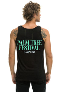 PALM TREE HAMPTONS 2023 TANK - BLACK Aviator Nation