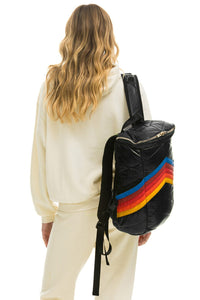 PEAK PUFFER BACKPACK - BLACK Backpack Aviator Nation