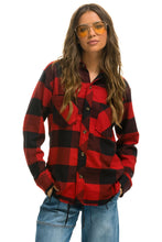 Cargar imagen en el visor de la galería, PLAID FLANNEL LIGHT WEIGHT UNISEX WESTERN SHIRT - BUFFALO PLAID Flannel Aviator Nation