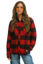 Cargar imagen en el visor de la galería, PLAID FLANNEL LIGHT WEIGHT UNISEX WESTERN SHIRT - BUFFALO PLAID Flannel Aviator Nation