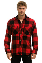Cargar imagen en el visor de la galería, PLAID FLANNEL LIGHT WEIGHT UNISEX WESTERN SHIRT - BUFFALO PLAID Flannel Aviator Nation
