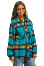 Cargar imagen en el visor de la galería, PLAID FLANNEL LIGHT WEIGHT UNISEX WESTERN SHIRT - JACKSON PLAID Flannel Aviator Nation