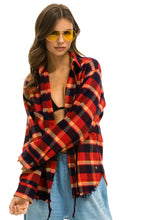 Cargar imagen en el visor de la galería, PLAID FLANNEL LIGHT WEIGHT UNISEX WESTERN SHIRT - RUGBY PLAID Flannel Aviator Nation