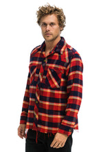 Cargar imagen en el visor de la galería, PLAID FLANNEL LIGHT WEIGHT UNISEX WESTERN SHIRT - RUGBY PLAID Flannel Aviator Nation