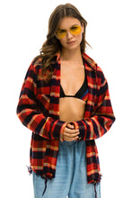 Cargar imagen en el visor de la galería, PLAID FLANNEL LIGHT WEIGHT UNISEX WESTERN SHIRT - RUGBY PLAID Flannel Aviator Nation