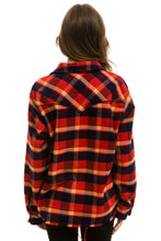 Cargar imagen en el visor de la galería, PLAID FLANNEL LIGHT WEIGHT UNISEX WESTERN SHIRT - RUGBY PLAID Flannel Aviator Nation