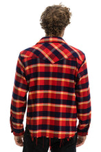 Cargar imagen en el visor de la galería, PLAID FLANNEL LIGHT WEIGHT UNISEX WESTERN SHIRT - RUGBY PLAID Flannel Aviator Nation