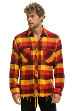 Cargar imagen en el visor de la galería, PLAID FLANNEL LIGHT WEIGHT UNISEX WESTERN SHIRT - SURFY PLAID Flannel Aviator Nation