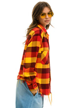 Cargar imagen en el visor de la galería, PLAID FLANNEL LIGHT WEIGHT UNISEX WESTERN SHIRT - SURFY PLAID Flannel Aviator Nation