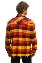 Cargar imagen en el visor de la galería, PLAID FLANNEL LIGHT WEIGHT UNISEX WESTERN SHIRT - SURFY PLAID Flannel Aviator Nation