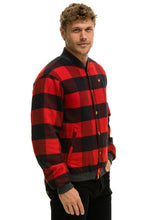 Cargar imagen en el visor de la galería, PLAID UNISEX VARSITY JACKET - BUFFALO PLAID Unisex Outerwear Aviator Nation