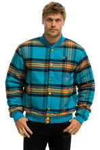 Cargar imagen en el visor de la galería, PLAID UNISEX VARSITY JACKET - JACKSON PLAID Unisex Outerwear Aviator Nation