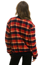 Cargar imagen en el visor de la galería, PLAID UNISEX VARSITY JACKET - RUGBY PLAID Flannel Aviator Nation