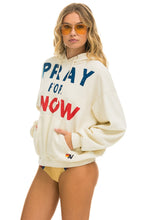 将图片加载到图库查看器，PRAY FOR SNOW RELAXED PULLOVER HOODIE - VINTAGE WHITE Hoodie Aviator Nation