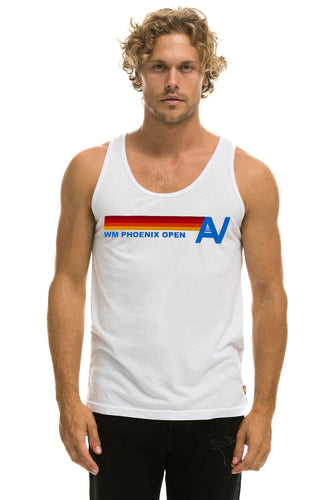 PREORDER: WM PHOENIX OPEN 2023 UNISEX TANK TOP - WHITE Aviator Nation