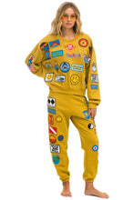 Load image into Gallery viewer, PRESALE: VINTAGE PATCH RELAXED CREW SWEATSHIRT - KHAKI Sweatshirt Aviator Nation