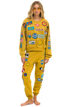 Load image into Gallery viewer, PRESALE: VINTAGE PATCH RELAXED CREW SWEATSHIRT - KHAKI Sweatshirt Aviator Nation