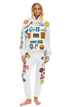 Load image into Gallery viewer, PRESALE: VINTAGE PATCH RELAXED PULLOVER HOODIE- WHITE Hoodie Aviator Nation