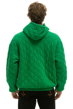 Carregar imagem no visualizador da galeria, QUILTED RELAXED PULLOVER HOODIE - KELLY GREEN Hoodie Aviator Nation
