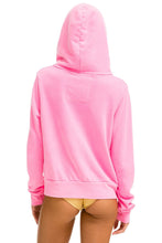 Cargar imagen en el visor de la galería, RAINBOW EMBROIDERY HOODIE - NEON PINK Hoodie Aviator Nation