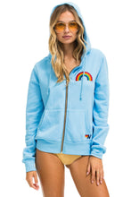 Cargar imagen en el visor de la galería, RAINBOW EMBROIDERY HOODIE - SKY Hoodie Aviator Nation