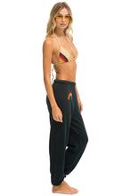 Cargar imagen en el visor de la galería, RAINBOW EMBROIDERY SWEATPANTS - CHARCOAL Women&#39;s Sweatpants Aviator Nation