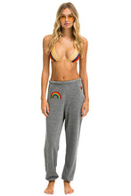 Cargar imagen en el visor de la galería, RAINBOW EMBROIDERY SWEATPANTS - HEATHER Women&#39;s Sweatpants Aviator Nation
