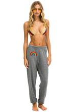 Cargar imagen en el visor de la galería, RAINBOW EMBROIDERY SWEATPANTS - HEATHER Women&#39;s Sweatpants Aviator Nation