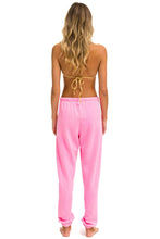 Cargar imagen en el visor de la galería, RAINBOW EMBROIDERY SWEATPANTS - NEON PINK Women&#39;s Sweatpants Aviator Nation