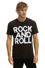 Last inn bildet i Galleri-visningsprogrammet, ROCK AND ROLL TEE - BLACK Tees Aviator Nation