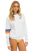Load image into Gallery viewer, RUGBY STITCH SWEATSHIRT - WHITE 2 Sweatshirt Aviator Nation