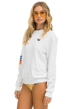 Load image into Gallery viewer, RUGBY STITCH SWEATSHIRT - WHITE 2 Sweatshirt Aviator Nation
