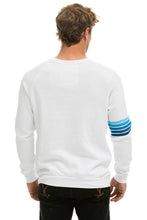 Carregar imagem no visualizador da galeria, RUGBY STITCH SWEATSHIRT - WHITE // BLUE Sweatshirt Aviator Nation