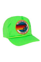 Load image into Gallery viewer, SIGNATURE AUSTIN VINTAGE NYLON TRUCKER HAT HATS Aviator Nation NEON GREEN