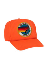 Load image into Gallery viewer, SIGNATURE AUSTIN VINTAGE NYLON TRUCKER HAT HATS Aviator Nation NEON ORANGE