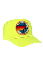 Load image into Gallery viewer, SIGNATURE AUSTIN VINTAGE NYLON TRUCKER HAT HATS Aviator Nation NEON YELLOW