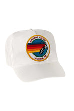 Load image into Gallery viewer, SIGNATURE AUSTIN VINTAGE NYLON TRUCKER HAT HATS Aviator Nation WHITE